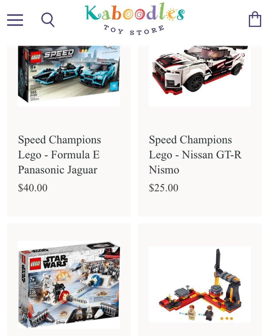 KaboodlesVictoria (@kaboodlesyyj) on Twitter photo It's taking us a while, but we are getting there!
More Lego was loaded onto our new on-line shop at kaboodlesvictoria.com to shop.
Doing an on-line store has made us realize how much stock we have at <a href="/KaboodlesYYJ/">KaboodlesVictoria</a>
Be patient with us! Still lots more to be put up on the site. It's taking us a while, but we are getting there!
More Lego was loaded onto our new on-line shop at kaboodlesvictoria.com to shop.
Doing an on-line store has made us realize how much stock we have at <a href="/KaboodlesYYJ/">KaboodlesVictoria</a>
Be patient with us! Still lots more to be put up on the site.