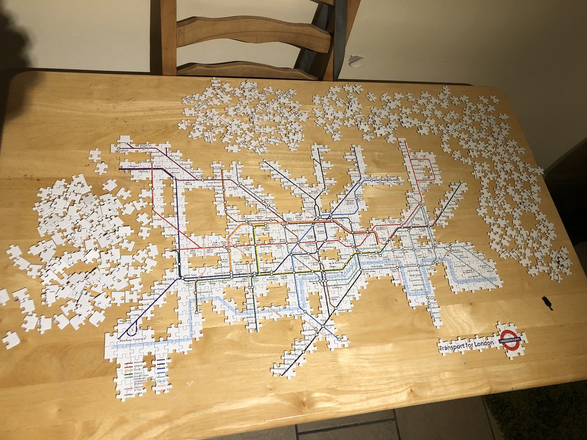 northernbirdy's tweet photo. Winning! New day, new #jigsaw #jigsawlife @TfL https://t.co/wUsaxd7Faz