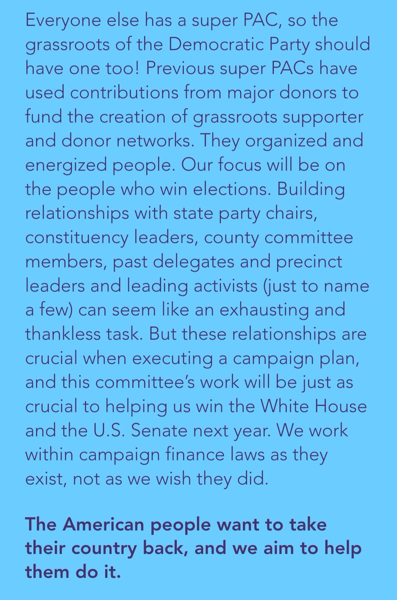 Per Party Majority PAC's website, their mission is to1. Bash Mitch McConnell 2. Kremlin Annex protest3. Support Democrats "up and down the ballot by making sure volunteers have the resources they need."I guess they need alot of consulting.