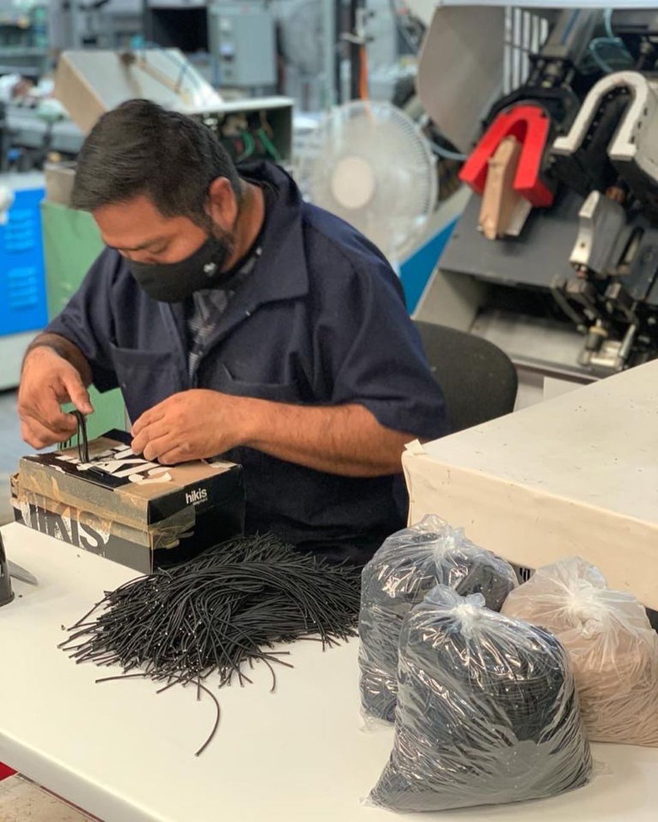 NetSuite's tweet photo. .@ThursdayBootCo is switching up its manufacturing operations to make &amp; donate needed HK-19 polyproplylene masks instead of boots. Learn more about what its doing to help: https://t.co/X187rVNbO7 #OpenforBusiness #InThisTogether #WeLoveOurCustomers https://t.co/AtVOu4XcJu