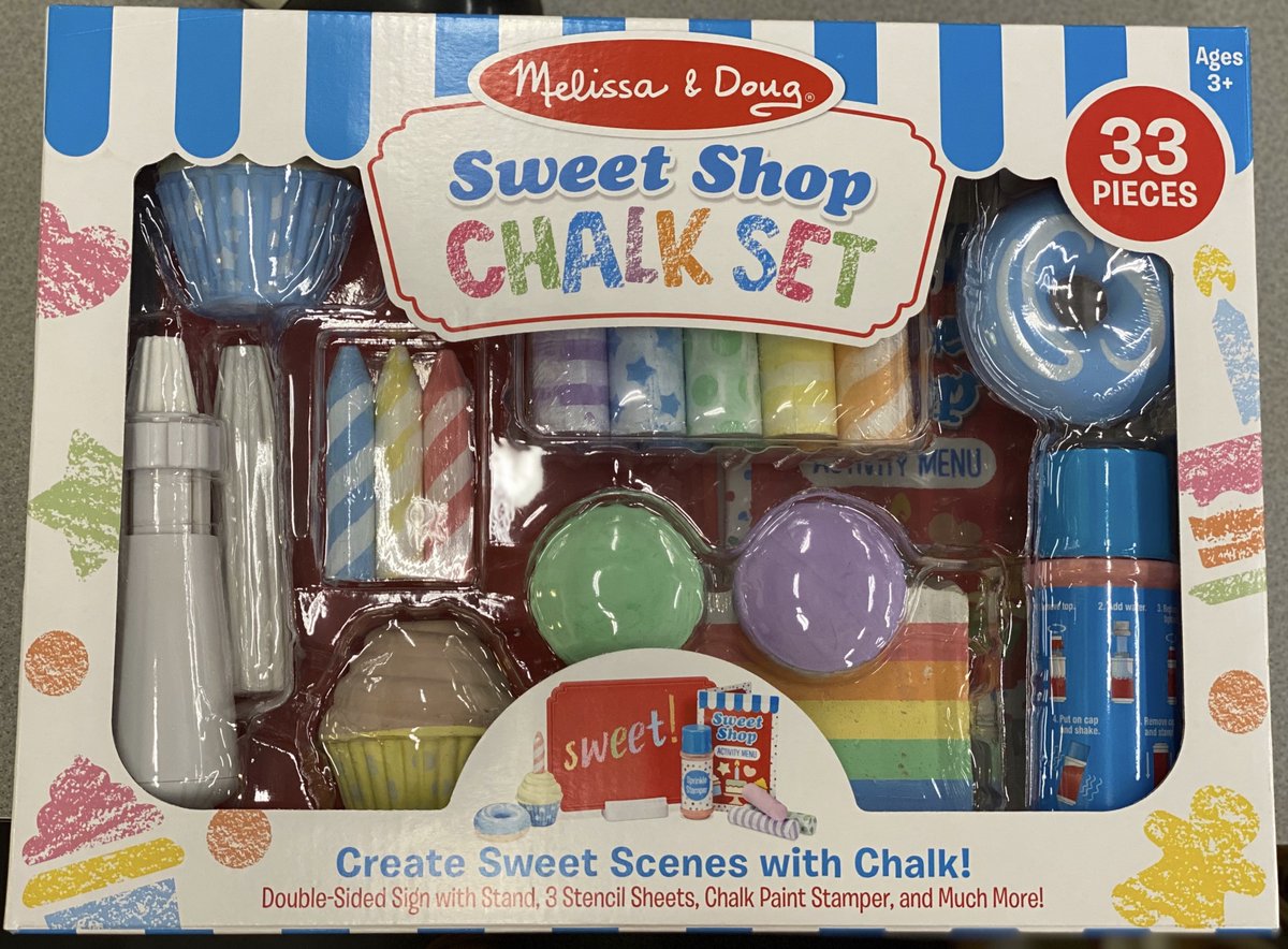 melissa and doug sweet shop chalk set