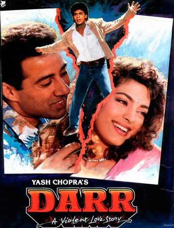 63rd Bollywood film:  #Darr This is a good romantic thriller. I enjoyed seeing psycho SRK as the protagonist  I loved the Holi song and the chase scene that ensues. The "Obsession" dance was pretty cool too.