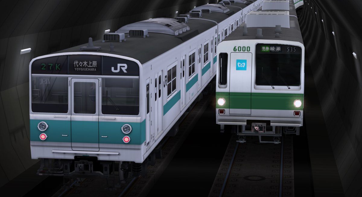 東武メトロ Twitterissa 半蔵門線と東西線のすれ違いが何か変 僕だったら8000系と08系のすれ違い 5000系と05系もしくは5000系とn05系のすれ違いが良かったです