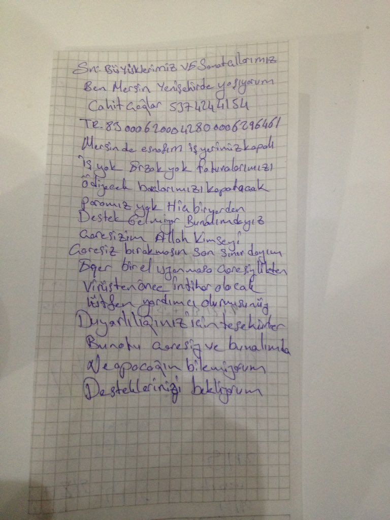 Caresızım lutfen yardımcı olurmusunuz allah hıckımseyı caresız bırakmasın