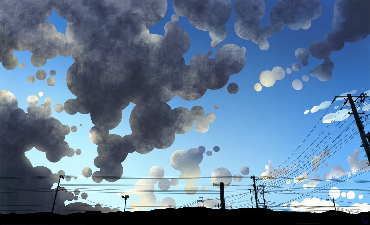 「丸雲シリーズ 」|fracocoのイラスト