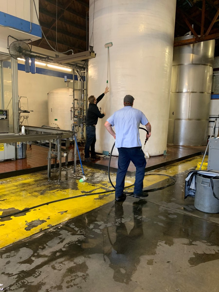 BrookcrestWater's tweet photo. We're open during the pandemic!  Here's a small glimpse at some of our crew's tasks.  They sanitize the holding tanks, inside &amp; out, on a regular basis. Thank you to our customers for keeping our #smallbusiness, #localbusiness, #familyownedandoperated business going!!!! https://t.co/CS29rzMrvu