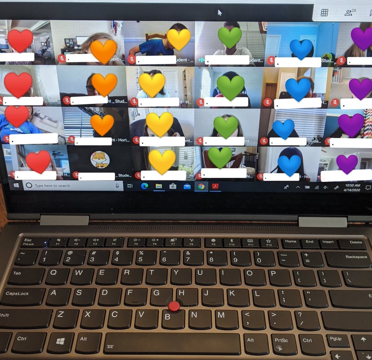 I love meeting with my students! It is seriously the highlight of my day. But my heart also breaks a little each time we say goodbye. Can't wait until we can hug again! #togetherisbetter <a href="/HortonsCreekES/">Hortons Creek ES</a>