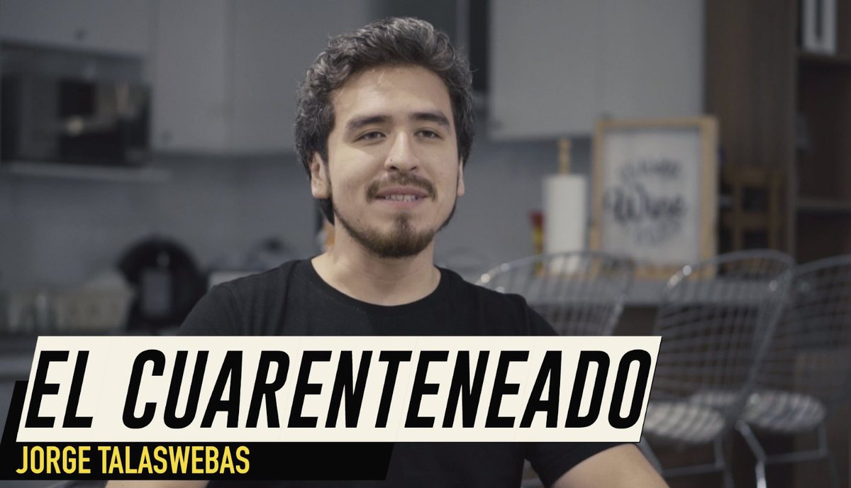 JorgeTalaveraCa's tweet photo. ¡Bueeeenas!
Acabo de hacer un nuevo #DOCUMENTALA sobre la cuarentena. Hay que ponerle buena cara al mal tiempo. Los quiero. #YoMeQuedoEnCasa
LINK: https://t.co/ZifzgXlKH3 https://t.co/eTibl5hRuw