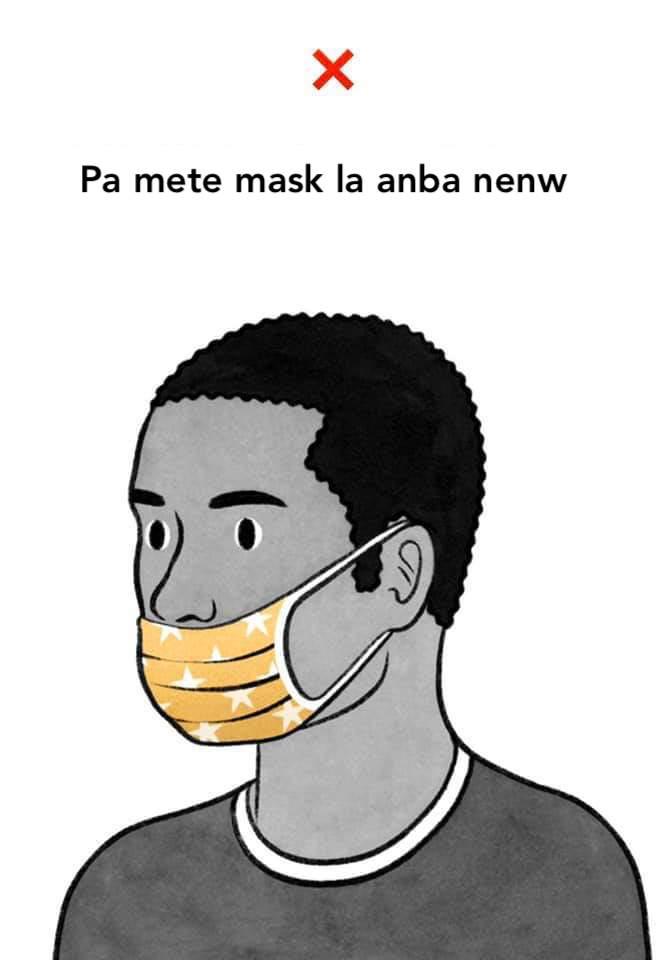 toujoula's tweet photo. Pa mete mask la konsa https://t.co/u1hG5a916s