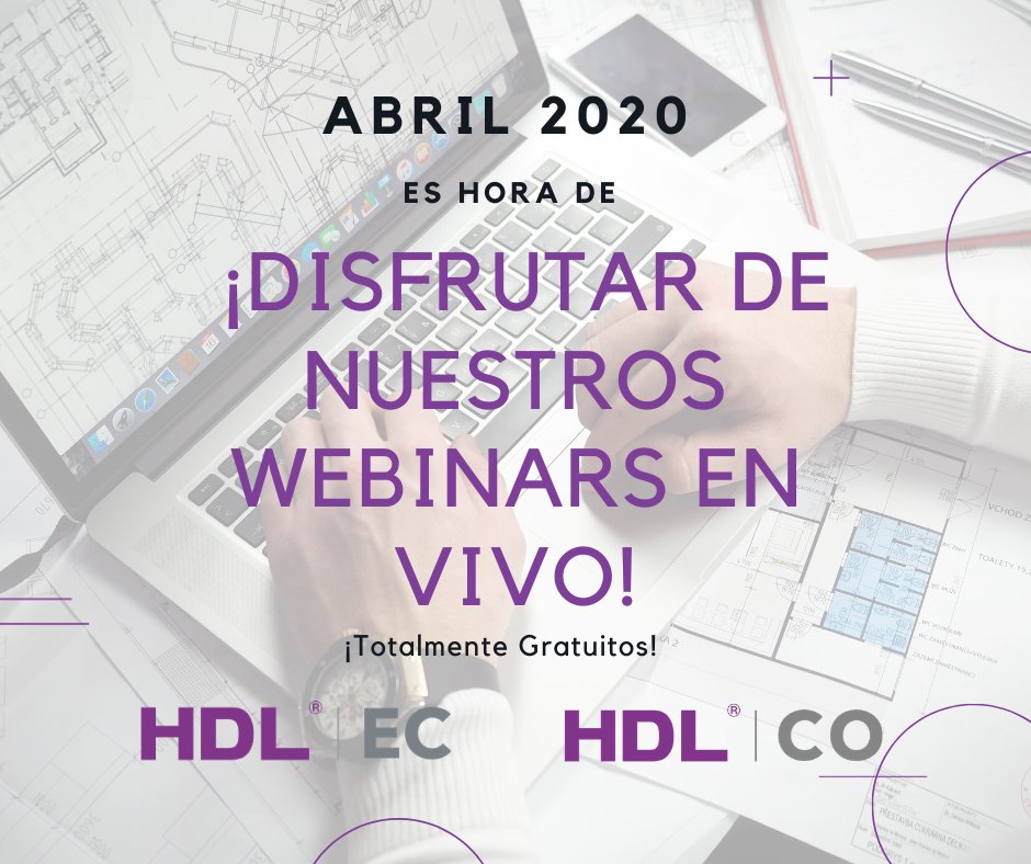 HDLECUADOR's tweet photo. ✅Webinars Abril 2020 - HDL Domotica e Inmótica - https://t.co/XJu5fkM3sR https://t.co/TGmVaUvZdr
