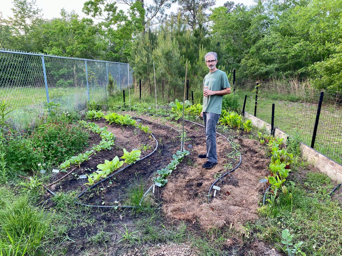 SuisGenerisNOLA's tweet image. When he isn't working as a lawyer and executive chef, Ernie Foundas can be found tending the garden at the Suis Generis Tiki Farm.

#nolafarmer #farmtotable #nolafarmtotable