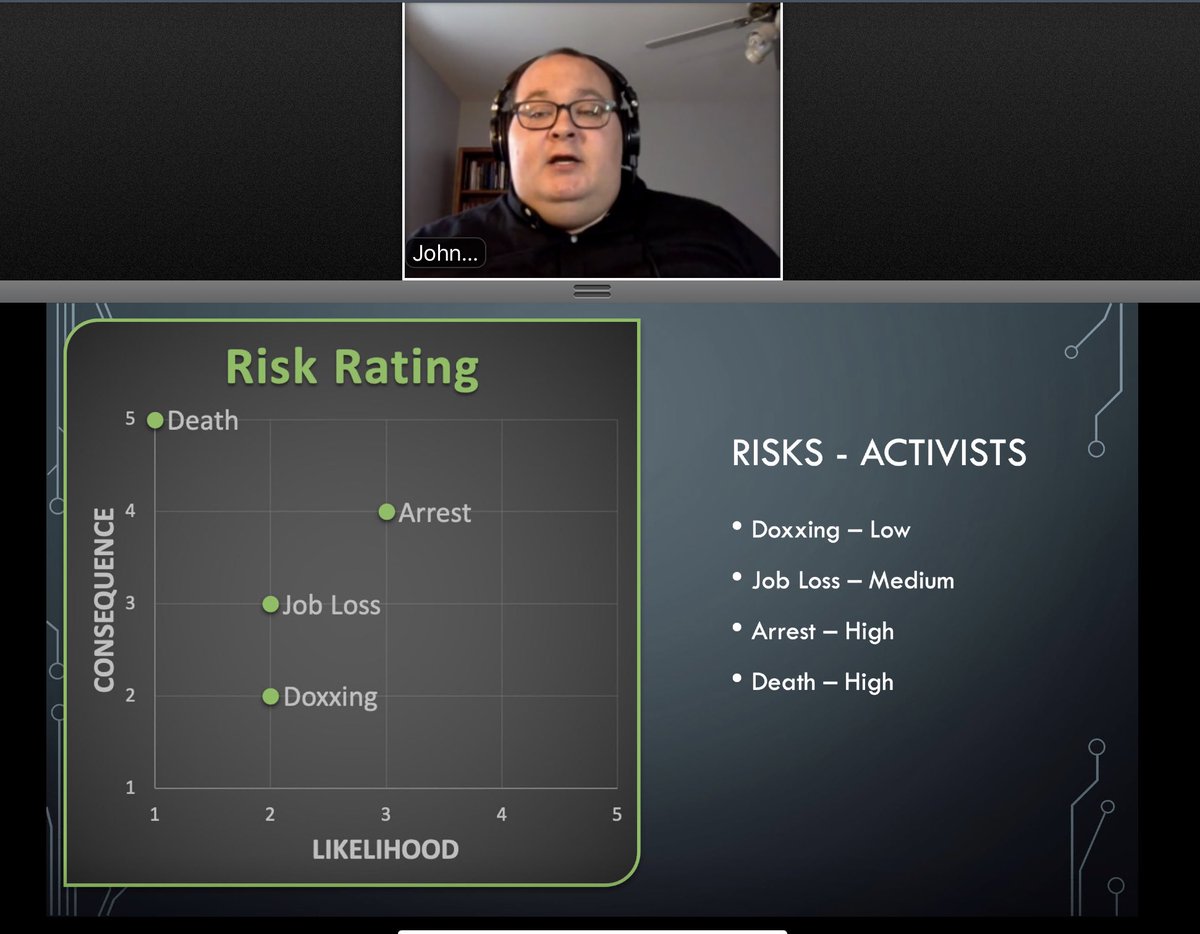 JT discussing risk rating