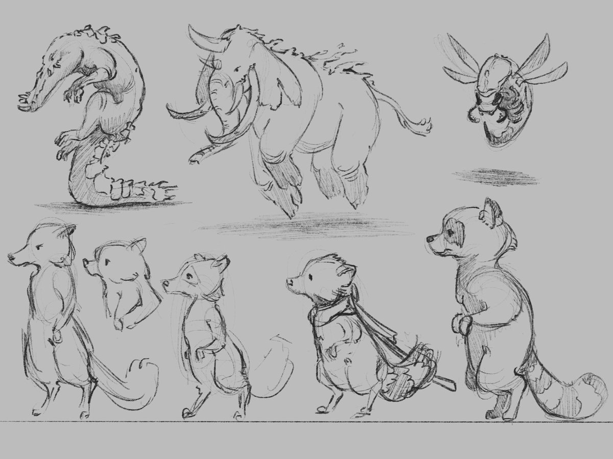 OtherCawthorne's tweet photo. I don’t have anything exciting enough for portfolio day, but here are some sketches I never posted https://t.co/e5o0r6Ow7X