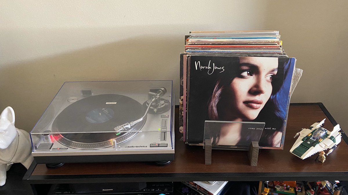 Next up. Norah Jones Come Away With Me. Listened to it many times when I was younger. Just have had the record in my collection for 4 years and never opened.