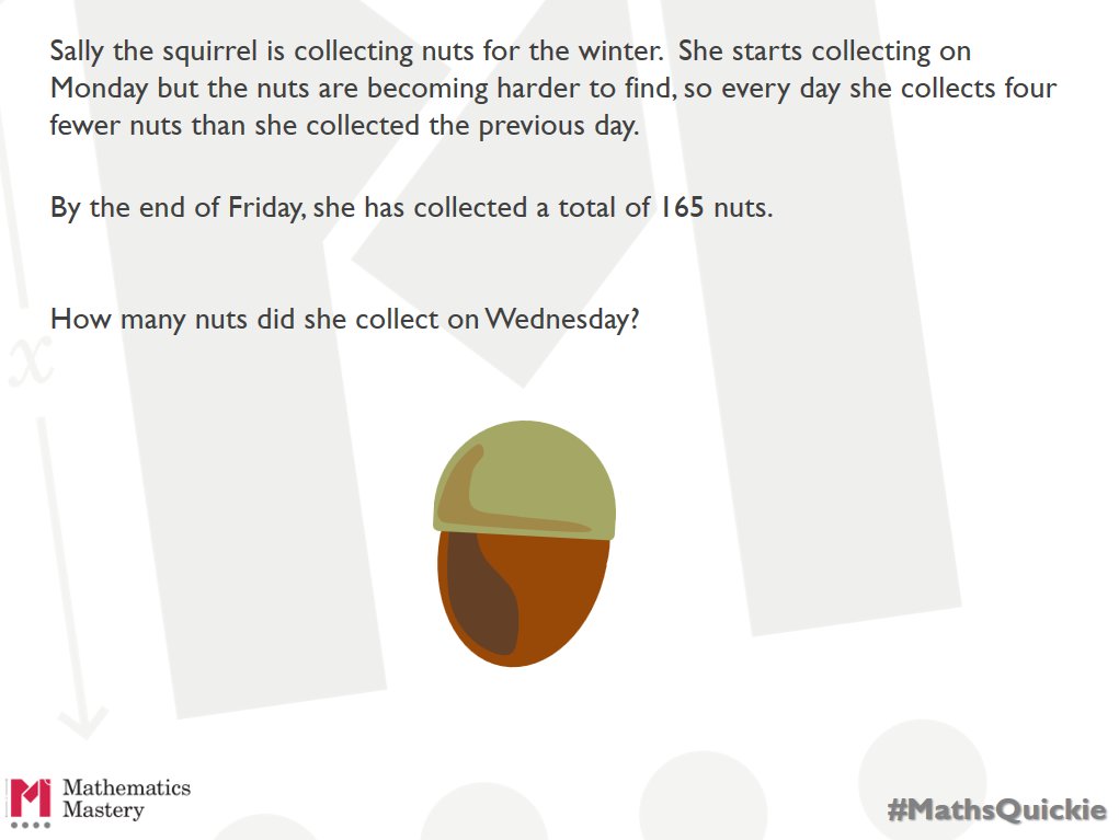 MathsMastery's tweet photo. Have a Midweek Maths Moment with our #MathsQuickie

We'd love to hear your thoughts and answers. https://t.co/FMedmIJoec