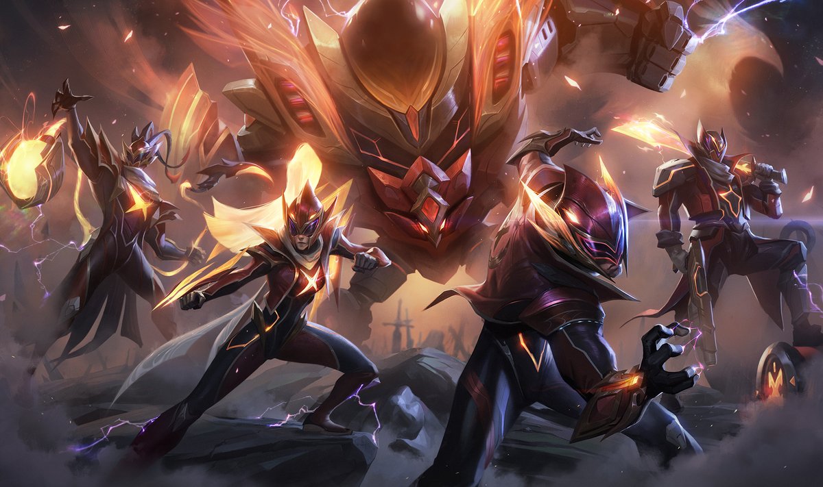 The 2019 @FPX_Esports World Championship Skin Splash Art #Worlds2019