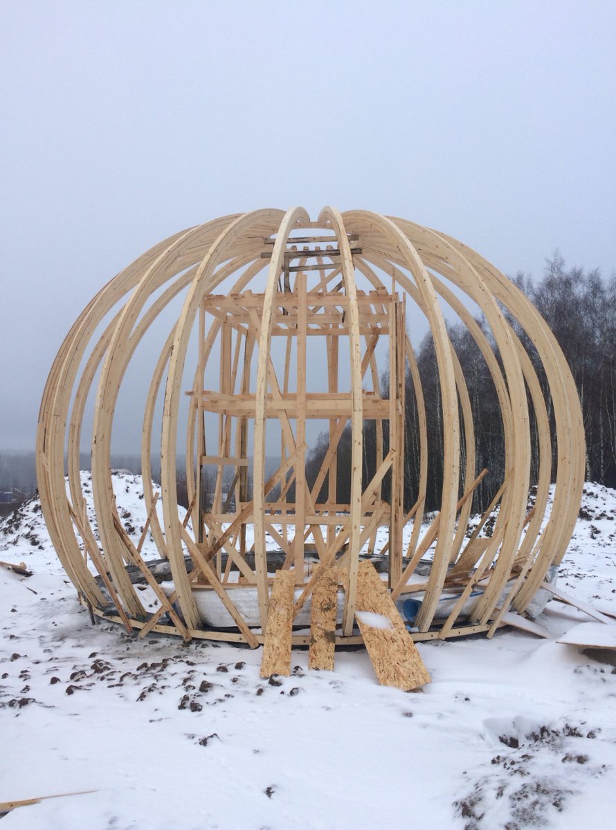 hutoryarasvet's tweet image. Каркас #купольныйдом диаметром 8 м уже в продаже sote.ru/store/product-…