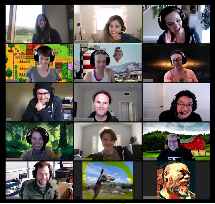 Intrplay_RobH's tweet photo. Include a friendly-faced species to your virtual meetings using Goat 2 meeting! Another example of creative problem-solving in these times. "we have a farm full of animals...and an internet connection...hmmmm..."
https://t.co/mj6ANYmZS9 https://t.co/DTdhoGbjfV