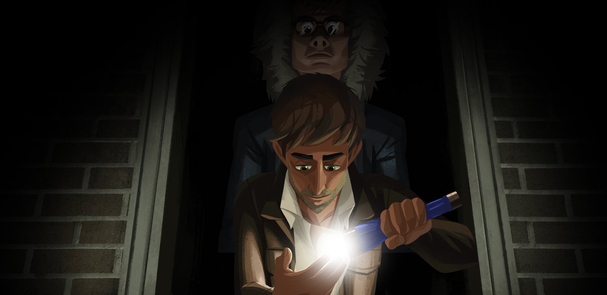 CM_Games's tweet photo. Beyond This Side is out on mobiles! 🎉
A stylish point n' click adventure with lots
of mystery 👓

#AppStore
https://t.co/tFbjvwWNEC

#GooglePlay
https://t.co/y5Fgd1dVdN

#gamedev #adventuregame #indiedev #indiegame 
#iOS #Android https://t.co/OVnRKjM5A0