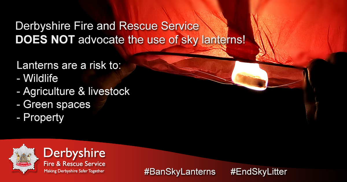 DerbyshireFRS's tweet photo. Lanterns are NOT advised to show support!

They pose a risk to wildlife, moorland, hazardous material sites and more – adding pressure on the Fire Service, and the NHS.

So please #clapforcarers, draw a rainbow, but avoid sky lanterns

#banskylanterns #endskylitter @peakdistrict https://t.co/jpZvsYHbYr