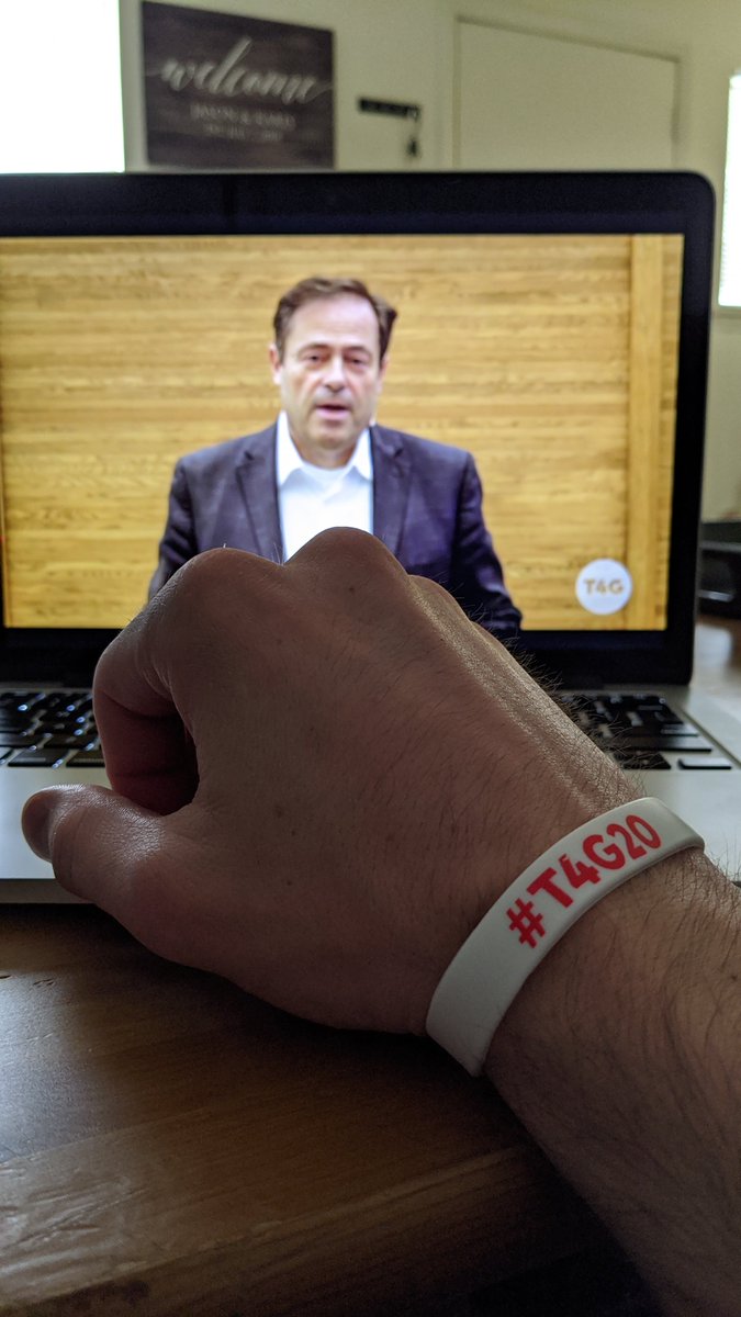 Got my admission ticket ready to go. Now that I live in Louisville T4G goes virtual. 
#T4G20