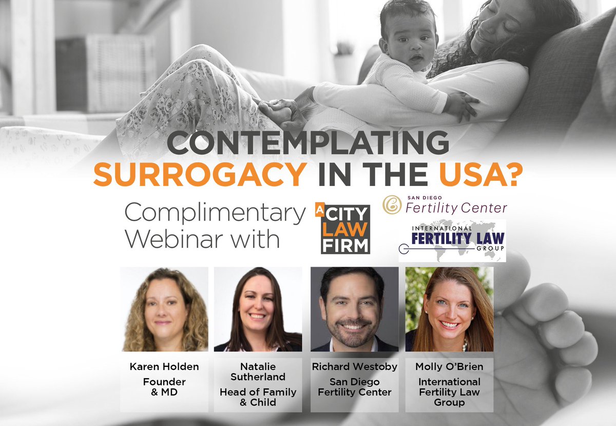 Our second webinar in our International Surrogacy Series is available to watch anytime! Excellent resource for any UK #intendedparents considering or already engaged in US #Surrogacy
acitylawfirm.com/surrogacy-in-u…