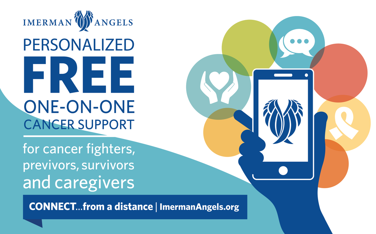CureMelanoma's tweet photo. Now more than ever it is important to connect with others, from a distance. The MRF has a partnership with @ImermanAngels to provide peer-to-peer support to melanoma patients &amp; caregivers. Find out more here: https://t.co/U1xGlRcQso https://t.co/sTR9DGRTiq