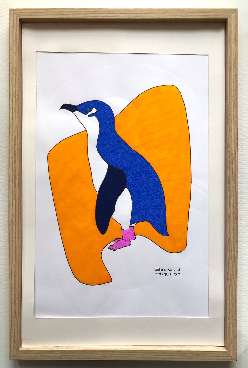 Normally I sell individual drawings for €150 so it’s a pretty good deal to get two for just €50. The offer ends when I either run out of drawings, run out of packaging (due to the lockdown) or reach the 30th April.Little Blue Penguin (2020)