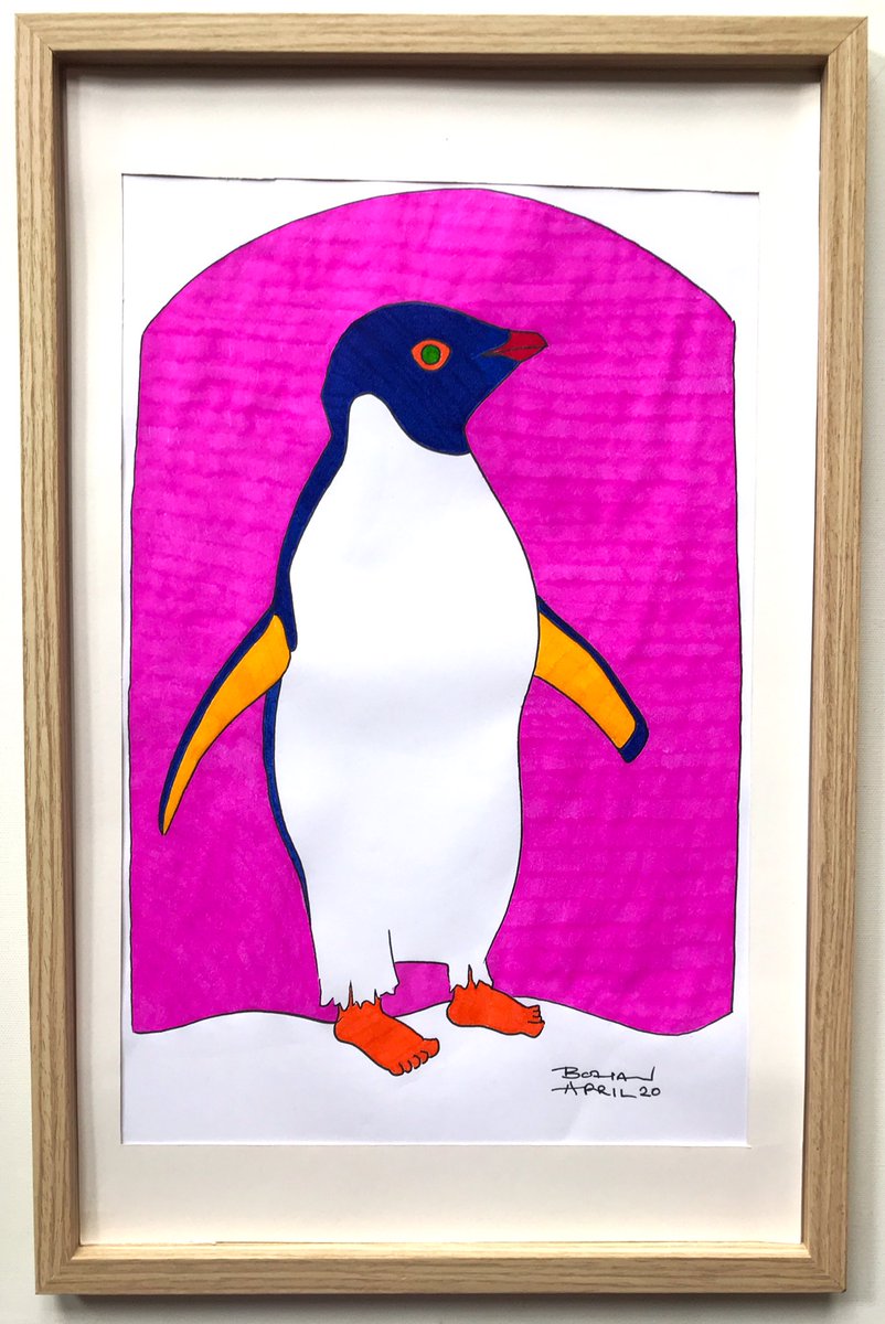 You can see the full range of works included here:  http://etsy.com/ie/shop/robbohan but let me know in advance before u buy so I can create a specific listing for you with your choices.Pink Penguin (2020)