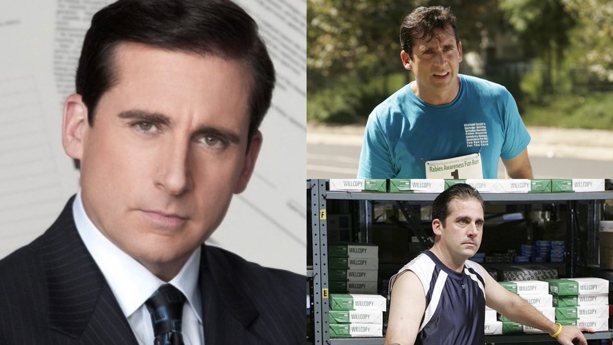 1. STEVE CARELL as Michael ScottTotal screen time - 26:01:25 (34.82%)140 episodesTop episode - [4.1] Fun Run - 23:56 / [1.5] Basketball - 72.30%