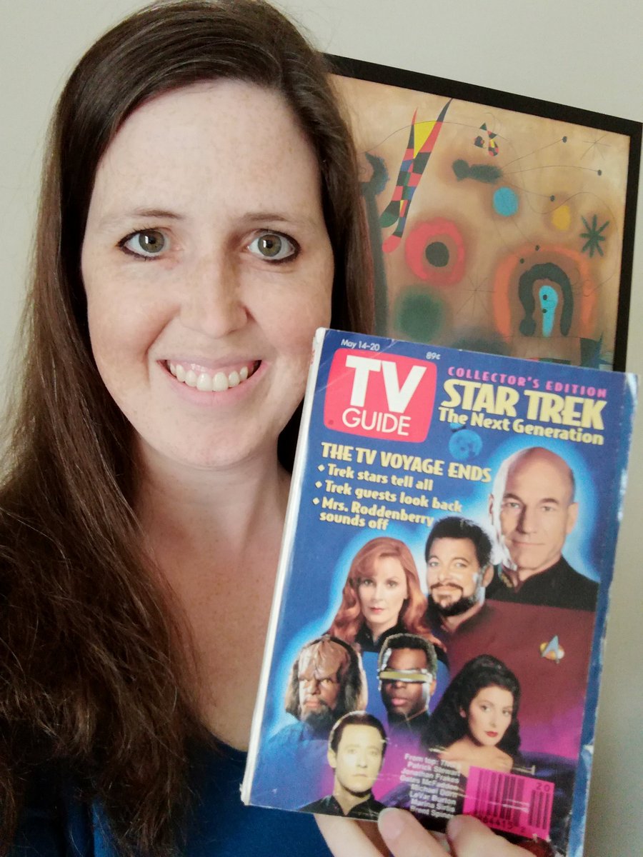 Time for another#TrekTuesday throwback: this TV Guide issue with a rather uninspired stock-image cover for the  #StarTrek  #TNG finale in 1994. There are some choice bits inside, though... 1/  @TrekGeeks