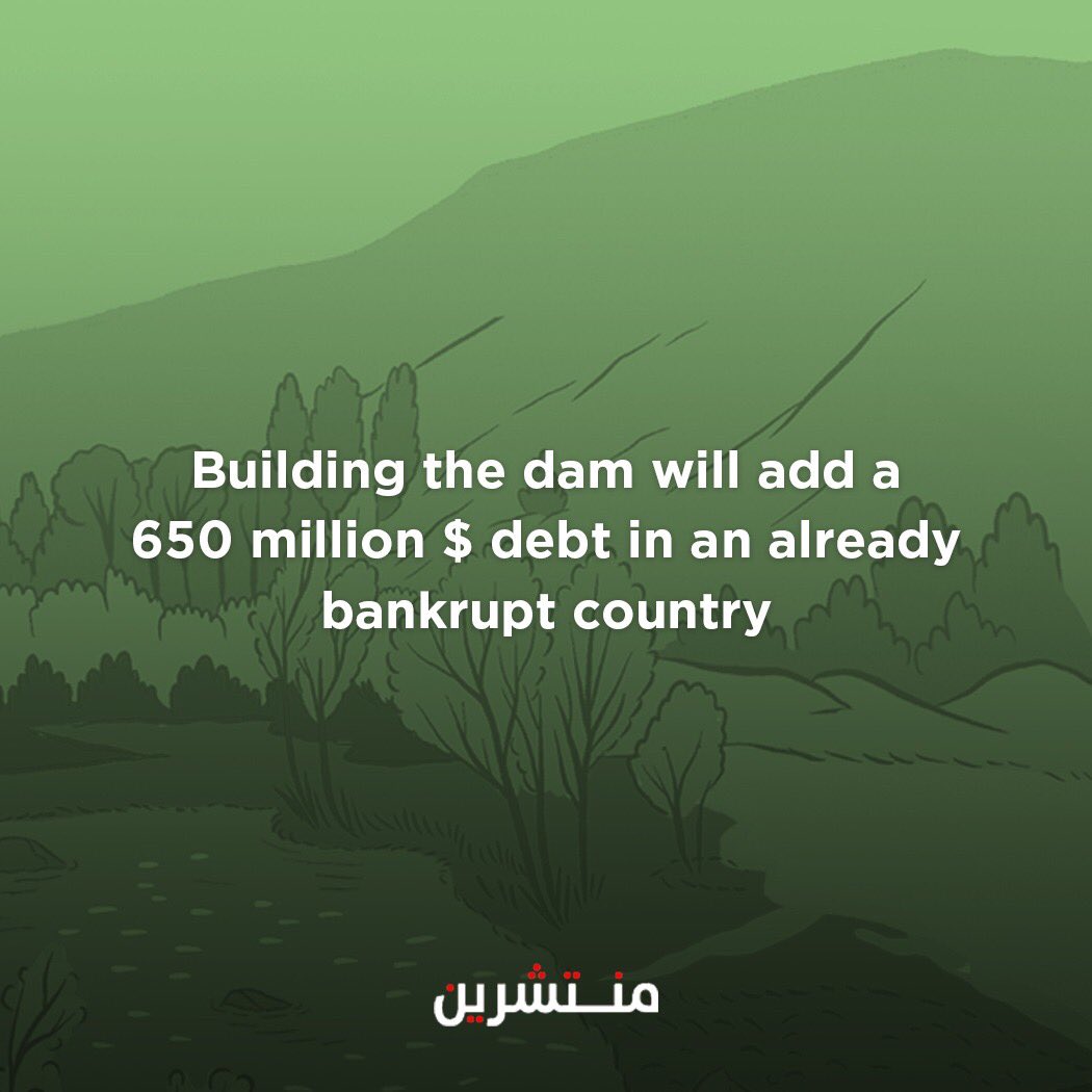 minteshreen's tweet photo. Minteshreen to help save the Bisri Valley: 5 reasons to withdraw the Bisri Dam project.
#savebisrivalley #Minteshreen savebisri illustration by: raphaellemacaron @Marj Bisri https://t.co/xV0gke4ukX