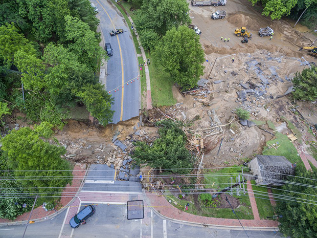 What can communities do to be resilient against extreme precipitation? Check out these case studies in the US Climate Resilience Toolkit to learn what’s already happening.  https://toolkit.climate.gov/case-studies?f%5B0%5D=field_climate_stressor%3A18 Photo: Howard County government 7/9