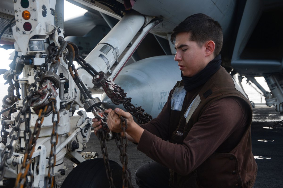 US2ndFleet's tweet photo. Harry S. Truman Carrier Strike Group conducts the sustainment phase of OFRP in the Atlantic, following a successful deployment to @CENTCOM &amp; @USNavyEurope AORs. Keeping #HSTCSG at sea maintains a high level of readiness during the #COVID19 pandemic.
#WarOnCOVID19 #HomelandDefense https://t.co/nQlSYyAaHs