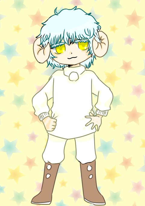 羊の角のtwitterイラスト検索結果 古い順