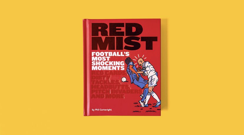 ZonaMixtaMag's tweet image. Los colegas @NotOnSunday junto a Chester Holme diseñaron en marzo de 2018 esta belleza. “Red Mist” es una obra que ilustra las acciones más sorprendentes de la historia del fútbol. Todo un must have.