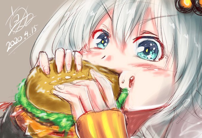 「赤面 ハンバーガー」のTwitter画像/イラスト(新着)｜18ページ目