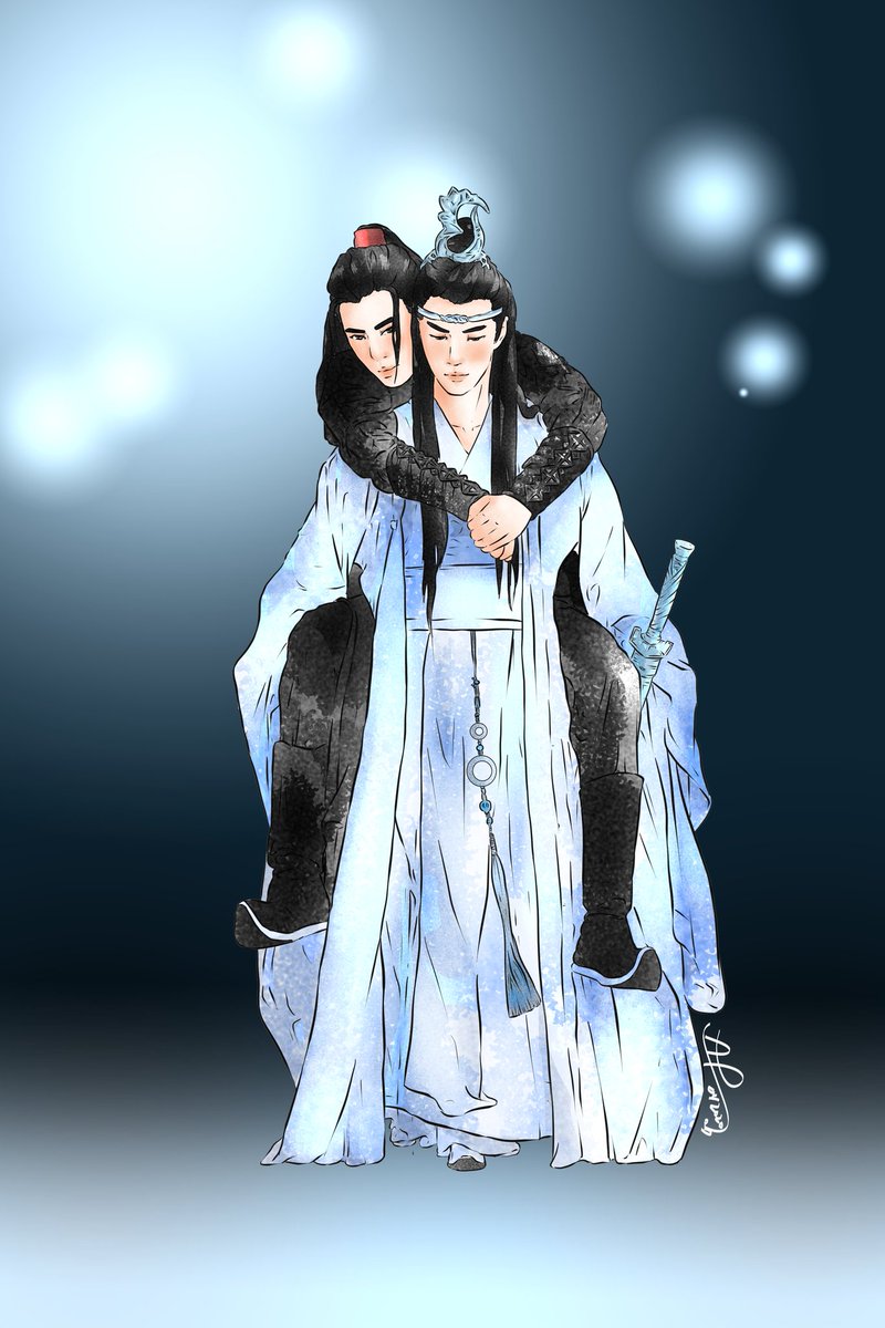 "I have my regret. At Nightless City, I wasn't by your side." #TheUntamed  #ChenQingLing  #wangxian  #cql  #WeiYing  #LanZhan