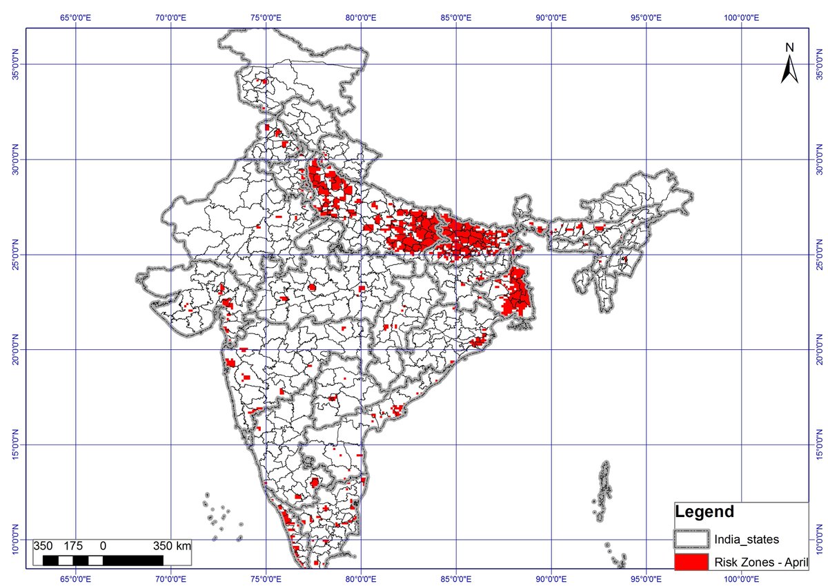 kapilknarula's tweet photo. @narendramodi 
Hon'ble Prime Minister
Did a simple agent based modelling to arrive at hotspots based on spatial analysis of 
a) economic activities
b) population distribution
c) temperature distribution
d) surrogate for mobility

Potential hotspots -highly vulnerable to infection https://t.co/ZVWObZiqEi