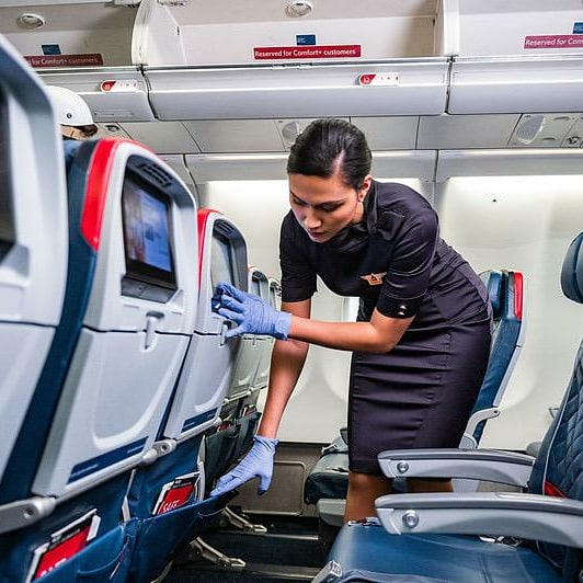 TrafalgarTMC's tweet photo. For Delta, keeping customers and employees safe and preventing the spread of the CoronaVirus is more important than ever.

Here is a comprehensive look at the work Delta is doing to protect you from the moment you begin your travel with Delta.

Read more: https://t.co/P00sKOXCNx https://t.co/B0ctPKZ8Hc