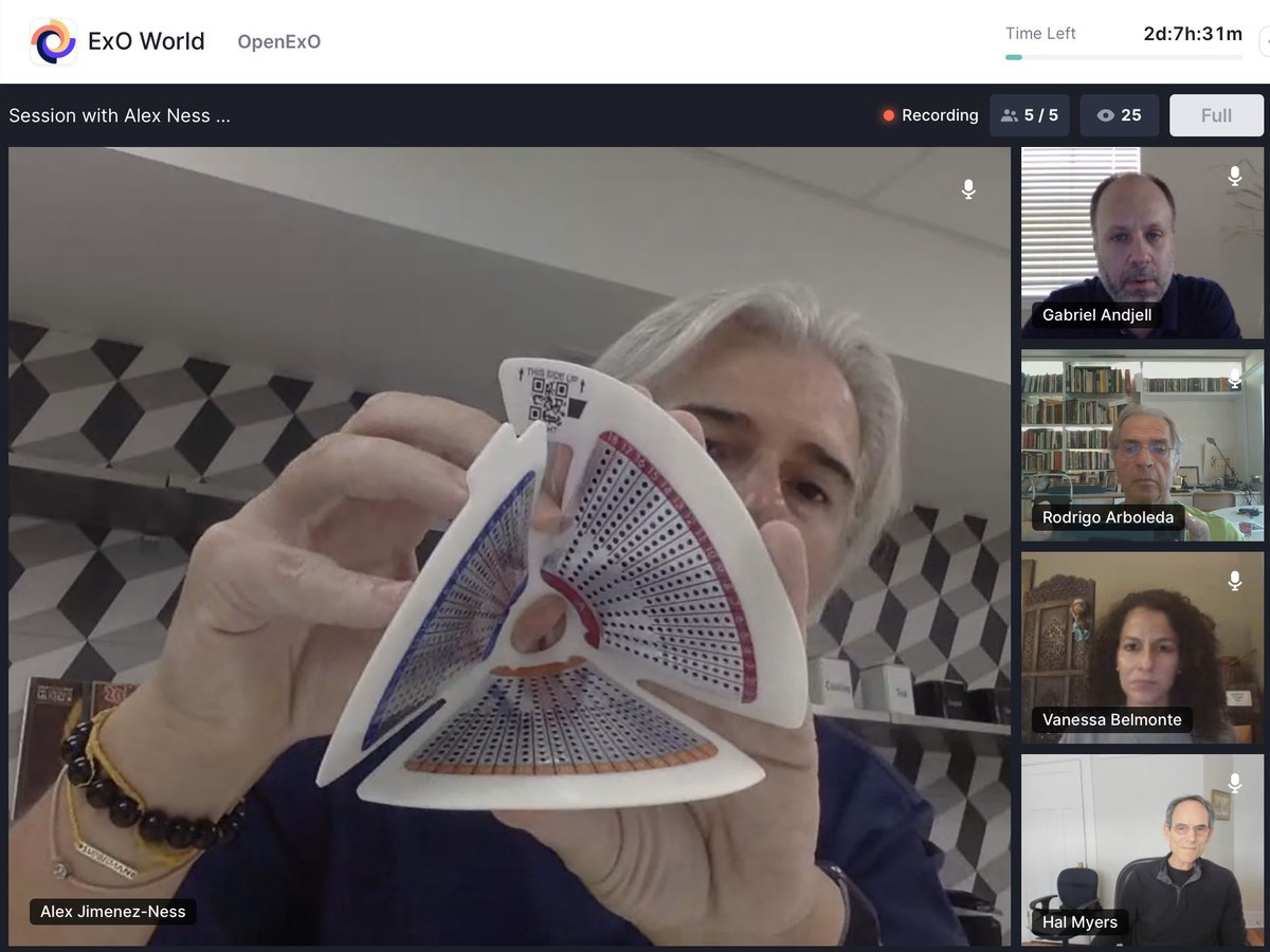 FNGhadaki's tweet photo. Alex Ness of @welwaze showing the Celbrea Thermal Mapping Device (TMD) at #ExOWorld breakout session:
Non-invasive #BreastHealth tool—detection and prevention
Done clinical trials with 5,000 patients
99% negative predictive value
Targeting below $50
#Breast #BreastCancer https://t.co/0gZLbXHJrE