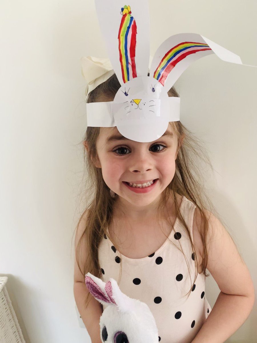 costesseyprima1's tweet photo. Esme from EYFS is having a lovely Easter while making this fantastic Bunny hat.
This has certainly put a smile on our faces today- Thank you Esme
#bunnyhat #covid19lockdown #easterchallenges https://t.co/tVGEdKBMpA