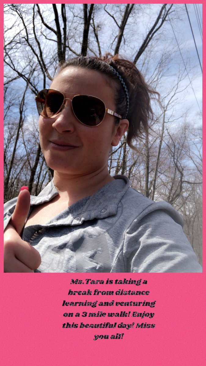 earlysclass2018's tweet photo. Fresh Air break from distant learning! Hope you’re all outside getting fresh air! Share your photos! https://t.co/BgbAO7IkI5