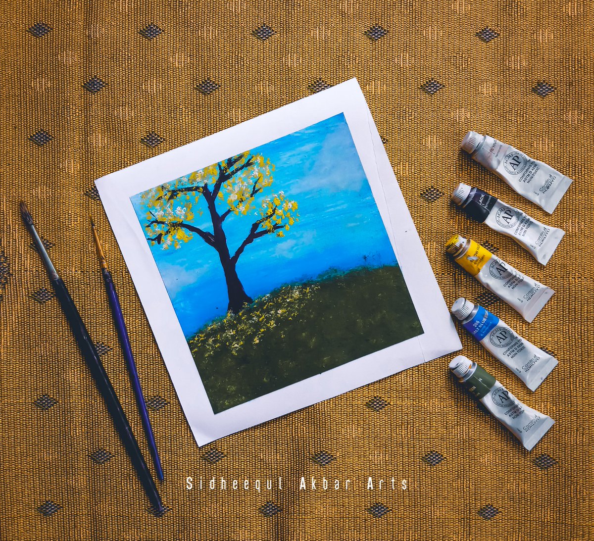 sidheequlakbar_'s tweet photo. Blossom art
#mypainting
#mycolours
#mylife
#soulofmycreation
#artistslife
#photography
#artgallery
#music #photographyart
#keralasnaps
#artists
#artistsoninstagram
#indianphotography
#keralaclicks
#keralapainters
#keralaartists
#indianpainters
#artistsidheequlakbar https://t.co/Xmnum6Jrle