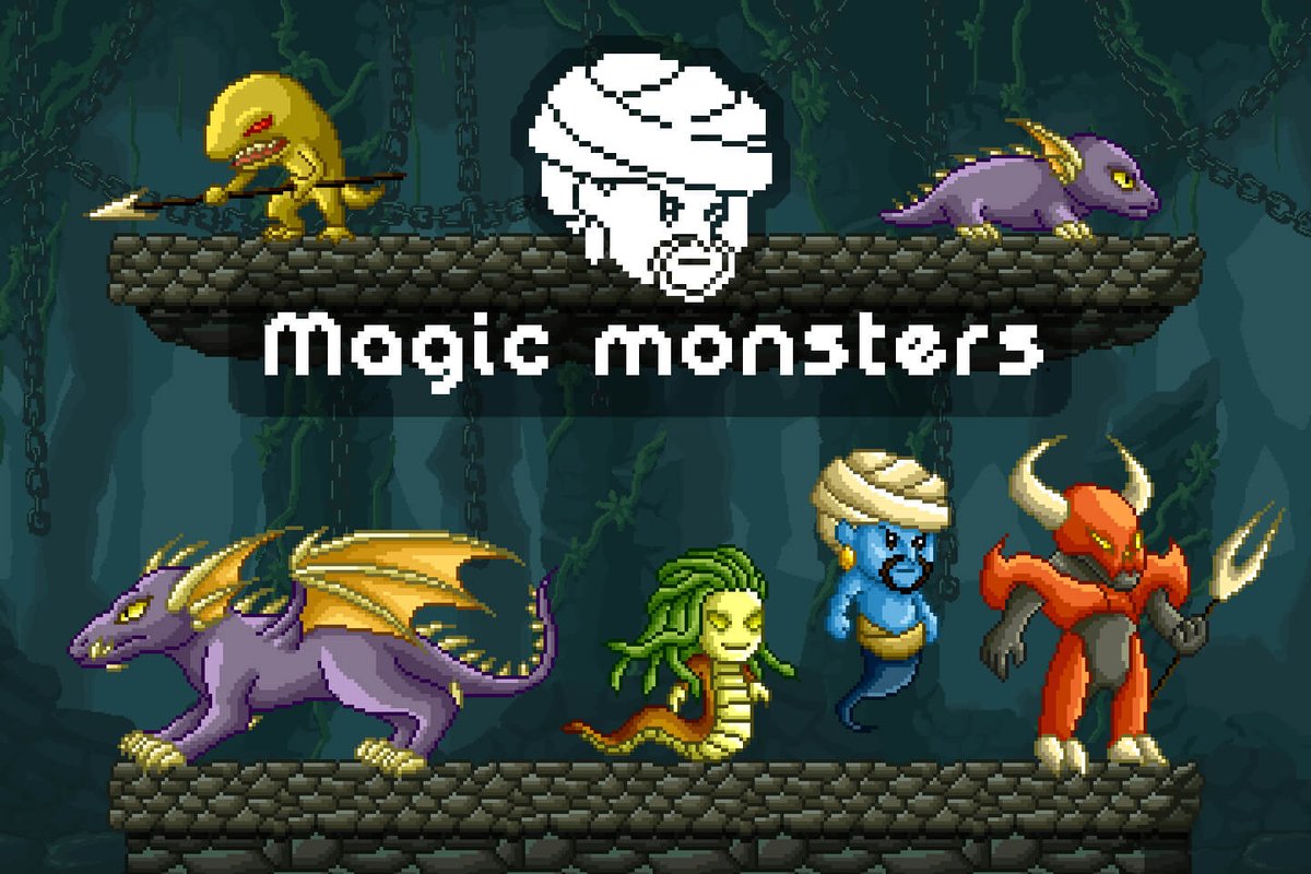 2d Game Assets Free Rpg Monster Sprites Pixel Art Charactersprite Pixelart Exclusive Asset T Co 649ab99yq5 Craftpix Gamedev Gameassets Indiedev T Co Sp71io9ib8