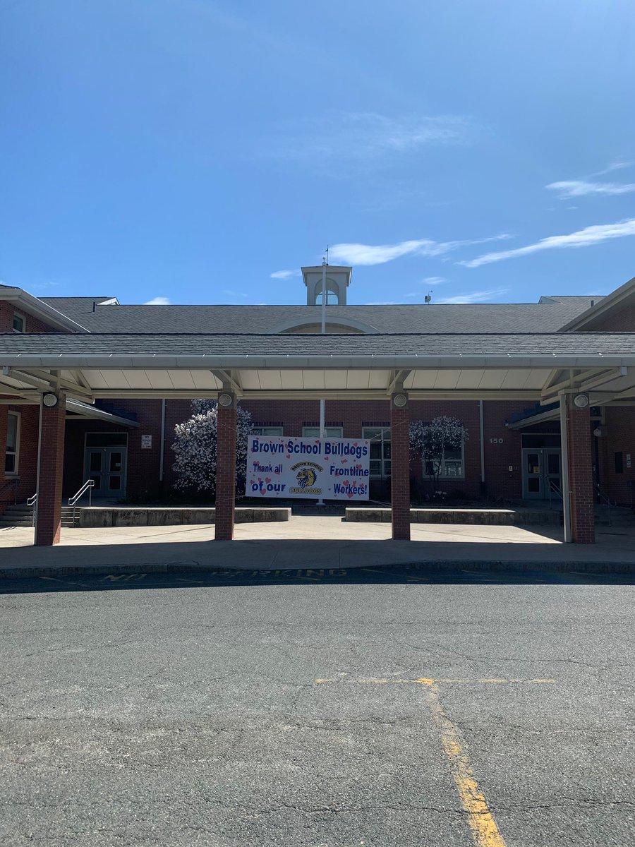 Brown School would like to send our deepest thanks to all of the frontline workers who are keeping the world going through this difficult time. THANK YOU!! <a href="/PeabodyPublic/">Peabody Public</a> #brownPTO #bettertogether #thankyou #coronavirus