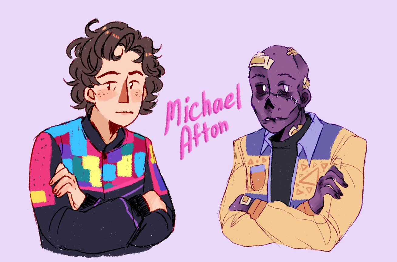 𝔱𝔞𝔦𝔨𝔬 on twitter michael afton design im still alive yeah fnaf