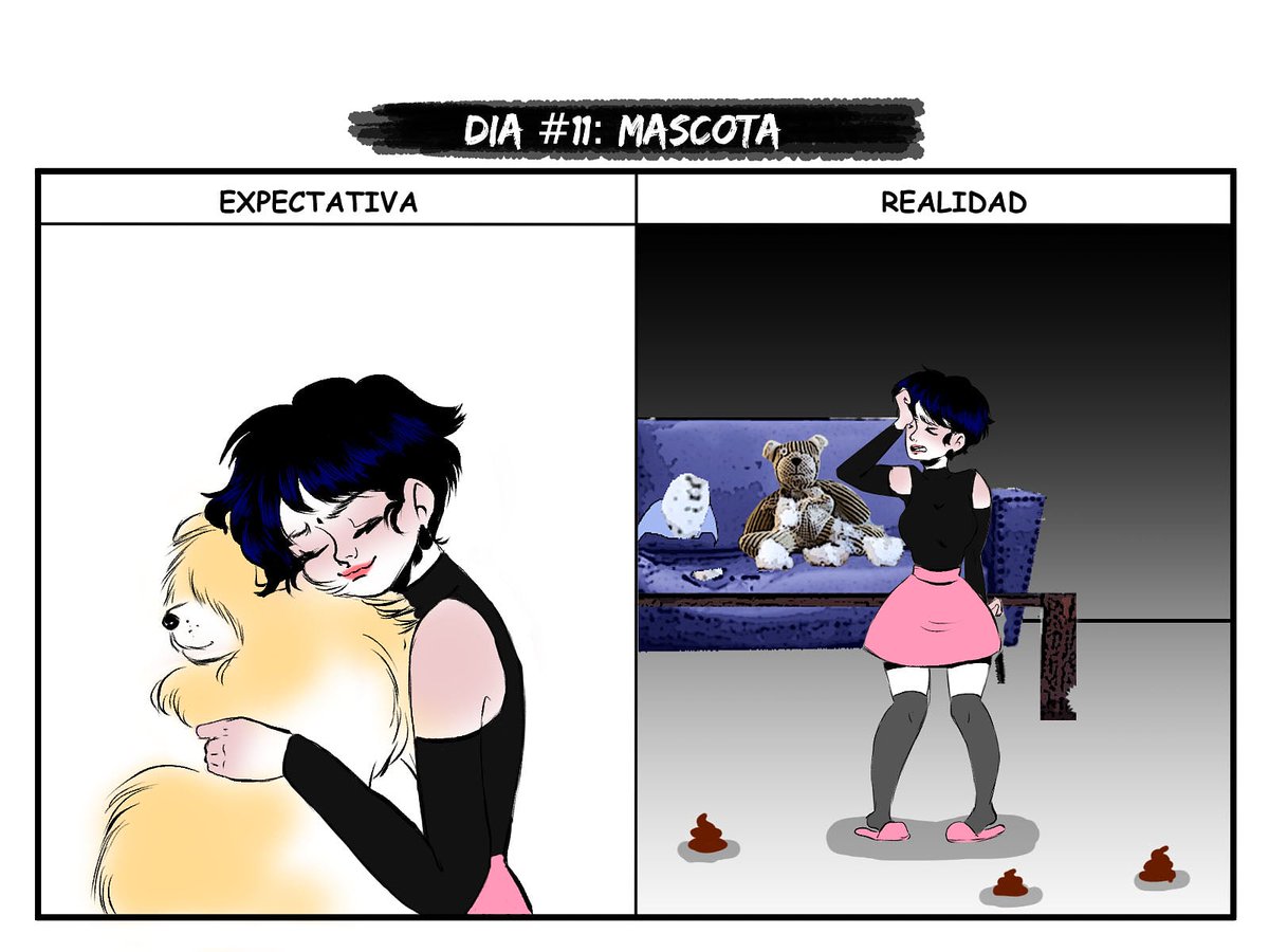 WrldLgGrp's tweet photo. Hola mundo, para no sentirse sola Cuarentina decidió buscar compañía en una tierna mascota, pero no salio tan bonito como ella quería #acidsketch #cuarentenacoronavirus #pets #dogs #vivencias #comics #experiences #personalites #characterdesign #quarentine #pandemy https://t.co/XYZwRYmtAI