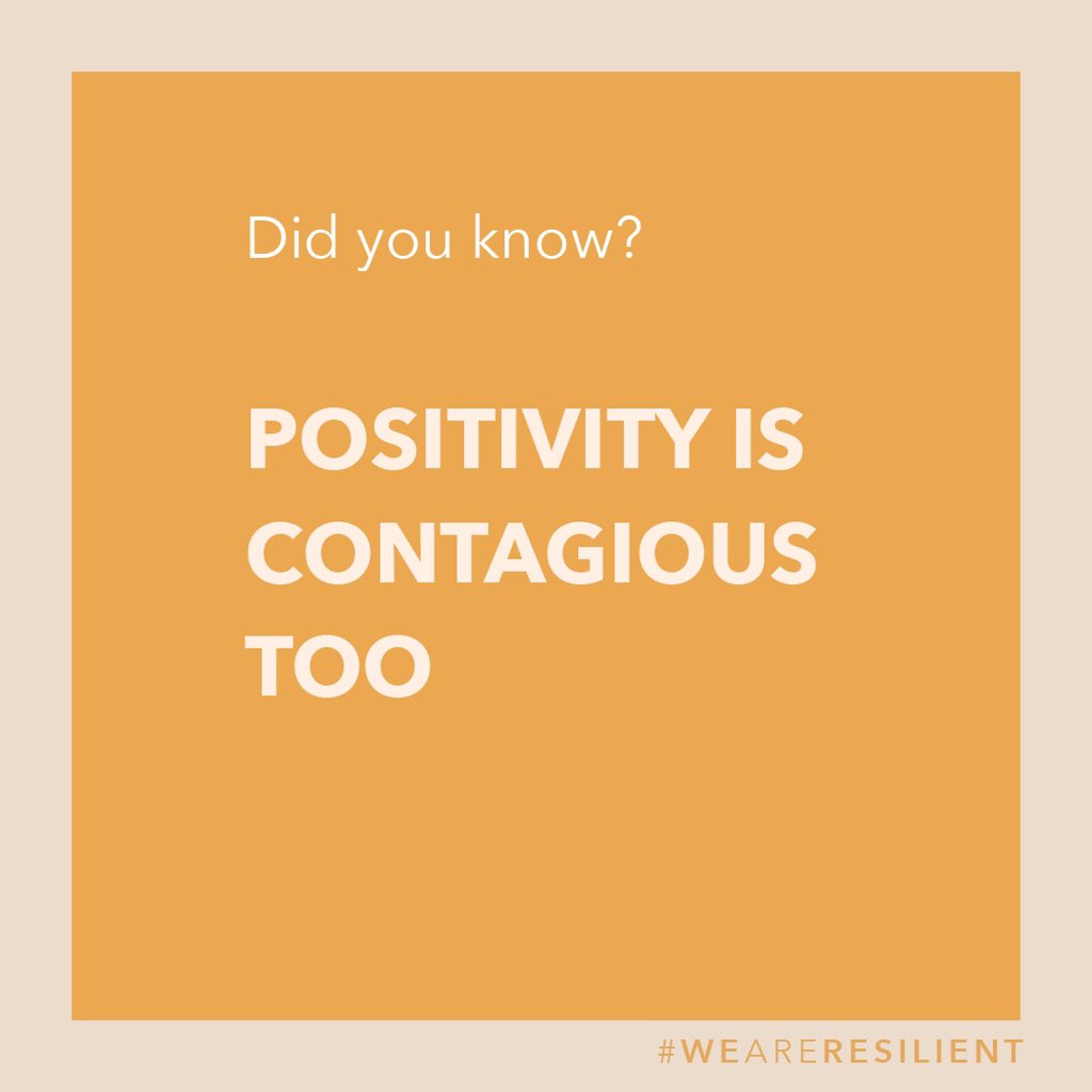 Here’s a fun fact you may not know - Positivity is contagious too, let’s create a pandemic ! #WeAreResilient #PlankTheCurve #Covid19