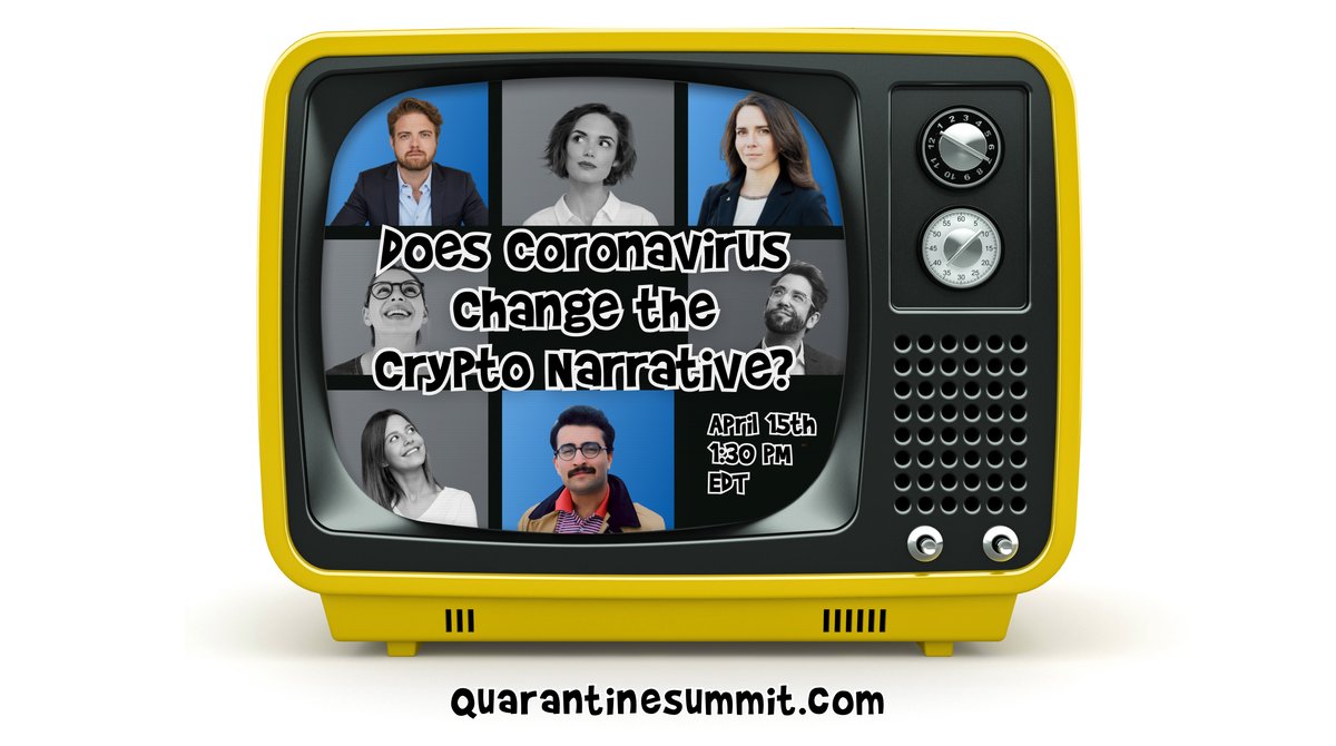 TreasuryNYC's tweet photo. 'Does Coronavirus Change the Crypto Narrative?' Join @fintechfrank, Director of News at @TheBlock_; @cryptocoley, CEO of @BinanceAmerica; &amp; @OneMorePeter, Co-Founder &amp; CEO of @blockchain as they discuss the answer on Wednesday at 1:30 PM EST https://t.co/D8b4vZdNRQ